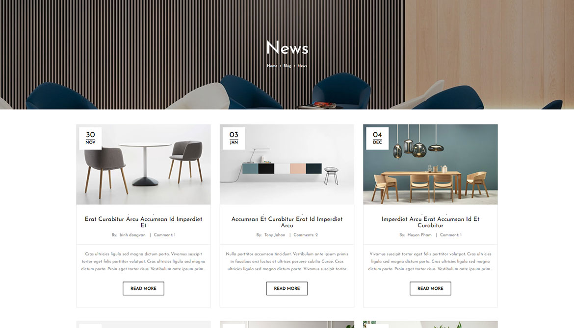 Blog gird no sidebar